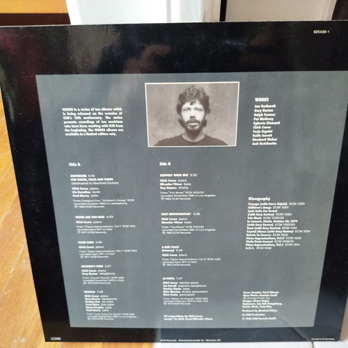 Chick Corea Works vinyl record used, jazz