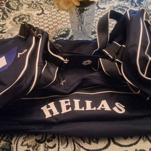 Lotto Hellas XXL sports trolley bag with number 2 Greece national team