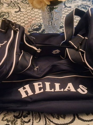 Lotto Hellas XXL sports trolley bag with number 2 Greece national team