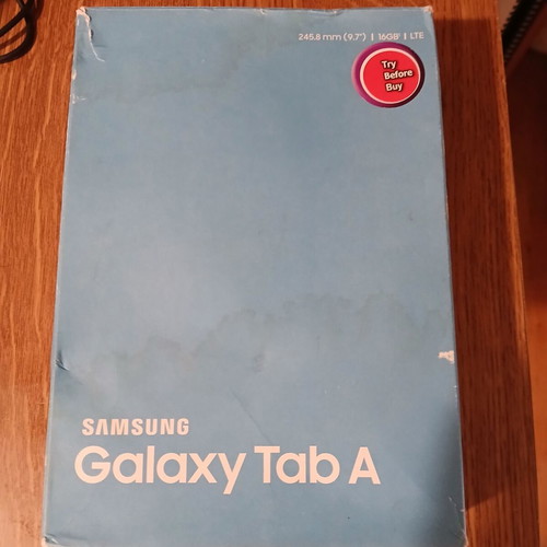 Samsung Galaxy Tab A 9.7 SM-T555 tablet with broken screen for parts