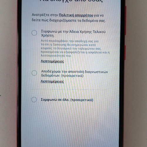 Samsung Galaxy A03 used, red, 64GB, Dual SIM