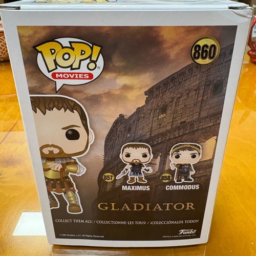 Funko Pop Gladiator 860 Maximus special edition like new