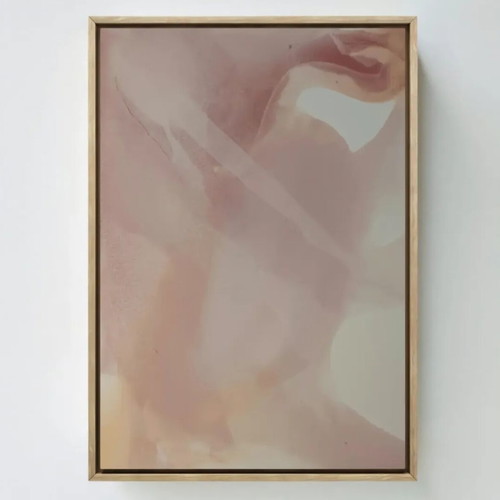 Painting "dryed rose" new, 70x100cm, signed, without frame