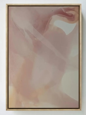 Painting "dryed rose" new, 70x100cm, signed, without frame