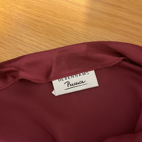 Debenhams satin texture nightdress like new, red, size S
