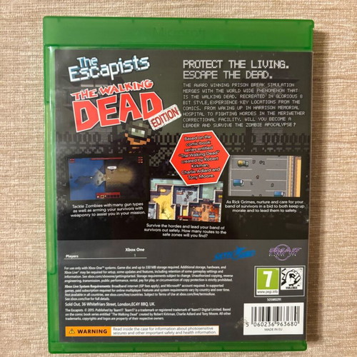 The Escapists The Walking Dead Edition Xbox One used