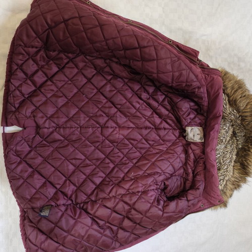Splendid women's parka jacket size M like new, burgundy