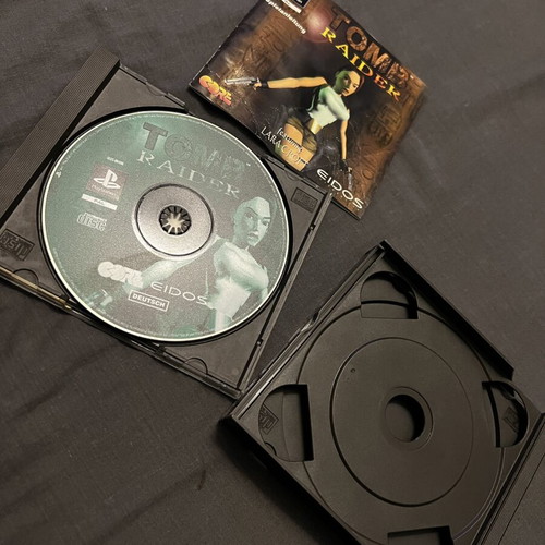 Tomb Raider 1 PlayStation PS1 used, German edition
