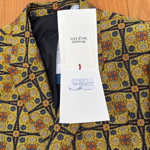 Alexander McQueen blazer new with Kaleidoscope Jacquard pattern