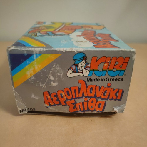 Aeroplanaki Spitha KIBI No 402 toy like new, made in Greece '80