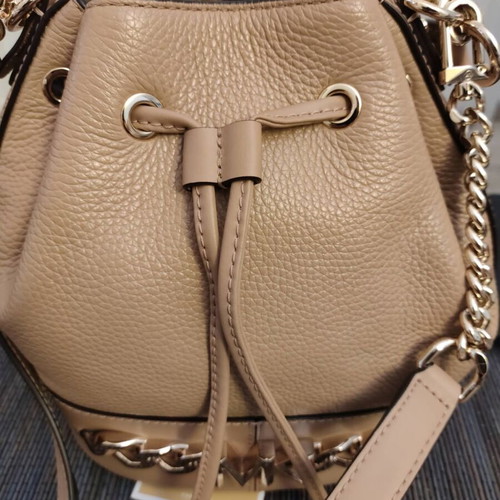 Michael Kors original limited edition leather crossbody bag, beige