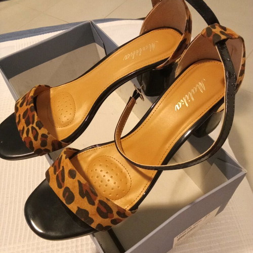 The Fashion Project sandals like new, leopard design, size 39