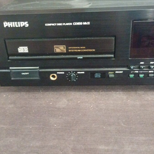 Philips Compact Disc Player CD850 MKII like new