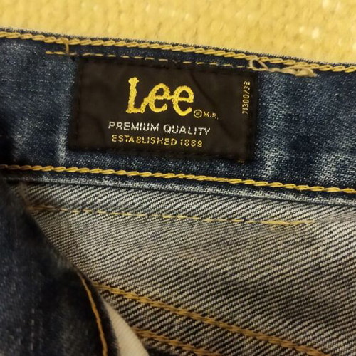 Lee men's pants used, size W30-36, blue
