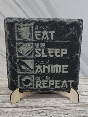 Χαραγμένη ηφαιστειακή πλάκα Anime Otaku νέα, 13x13 εκ