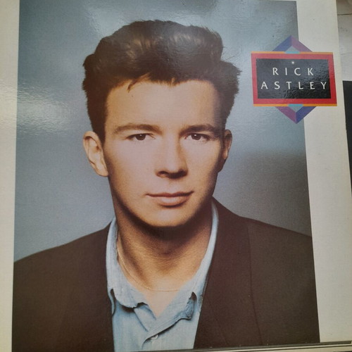 Rick Astley Hold Me In Your Arms vinyl record used, pop