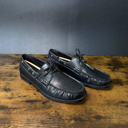 Zara Smart Deck Shoes, black, size 45