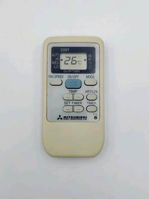 Mitsubishi air conditioner remote control used