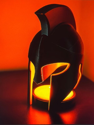 3D Spartan Helmet LED usb lamp like new