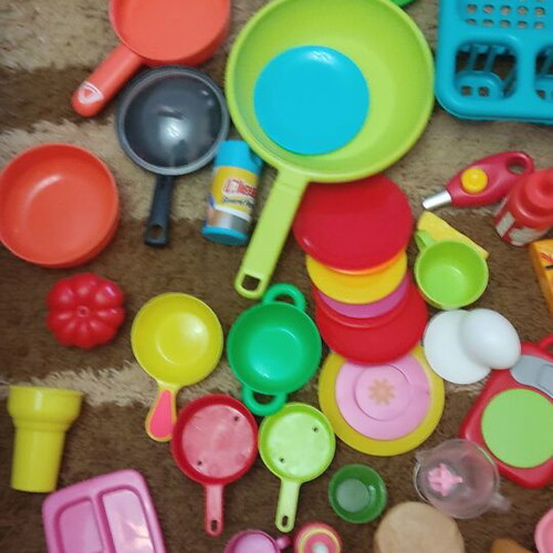 Children's kitchen toys used, pack of 143 pieces