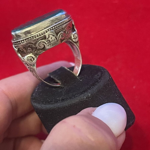 Sterling Silver Ring used, size 58