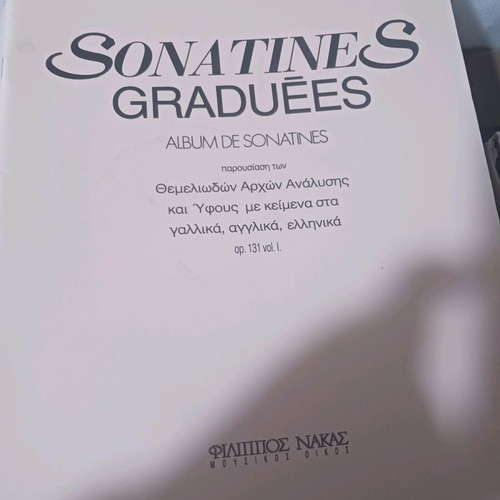 Sonatines Graduees Album de Sonatines Op.131 καινούργιο