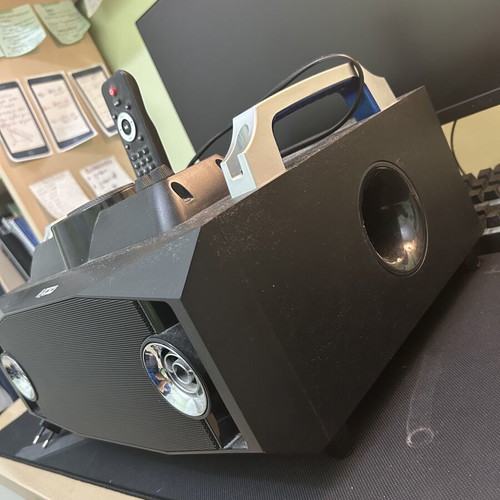 NOD MHS-100BL speaker used with Bluetooth, USB, SD card, radio, remote