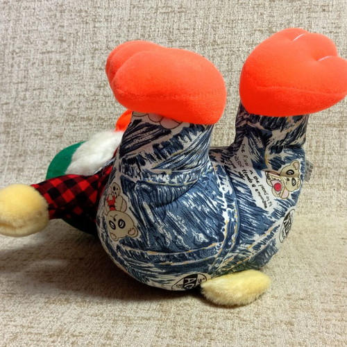 Plush Dolls Animals New, Pack of 3, 90s Vintage Bird and Bear