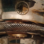 Silver-plated lamp new