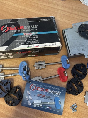 Securemme Securmap 25SX security lock kit like new