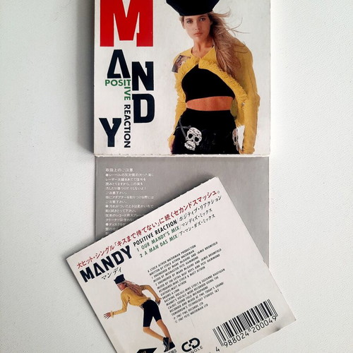 Mandy Positive Reaction 1988 Japanese CD-Mini Single used