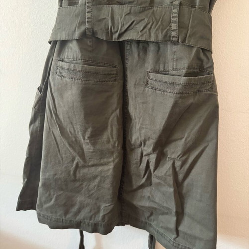 Y2K khaki utility shirt dress Promod like new