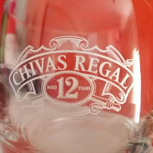 Chivas 12 promotional glasses like new, pack of 10