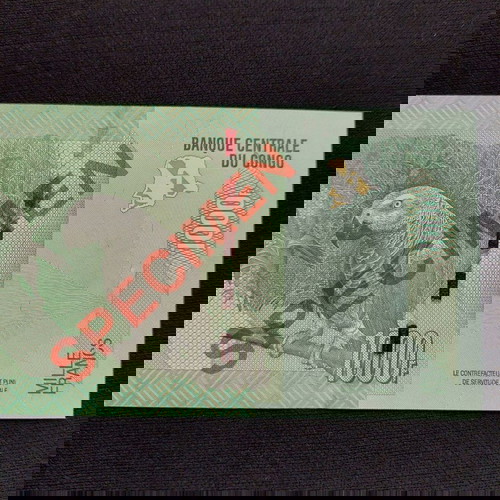 SPECIMEN. CONGO 1000 FRANCS.