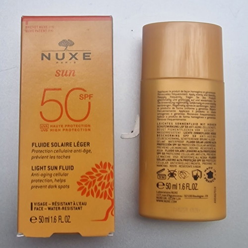 Nuxe Sun Light Fluid High Protection SPF50 Face Sunscreen 50 ml new