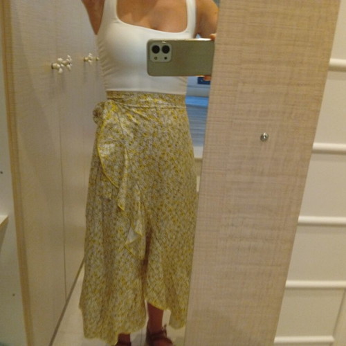 Wrap skirt new Aape By A Bathing Ape® white and yellow, adjustable size