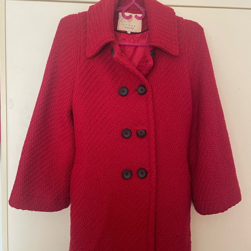 Lynne coat used, red, size L