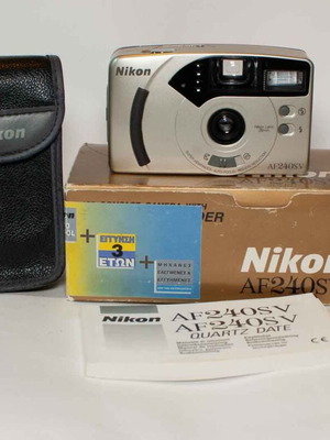 Nikon AF240SV аналогова камера употребявана, 35mm, с кутия