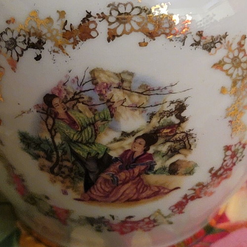 Shimokata Japan antique teapot set, 2 pieces