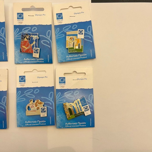 Olympic Games 2004 pins new, unused