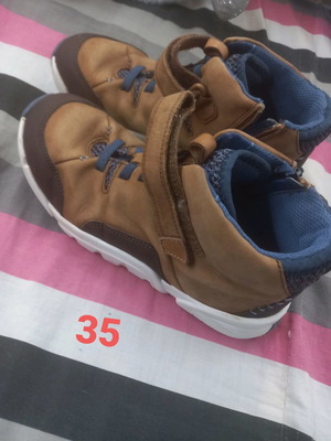 Action Boy kids boots used, size 35, brown