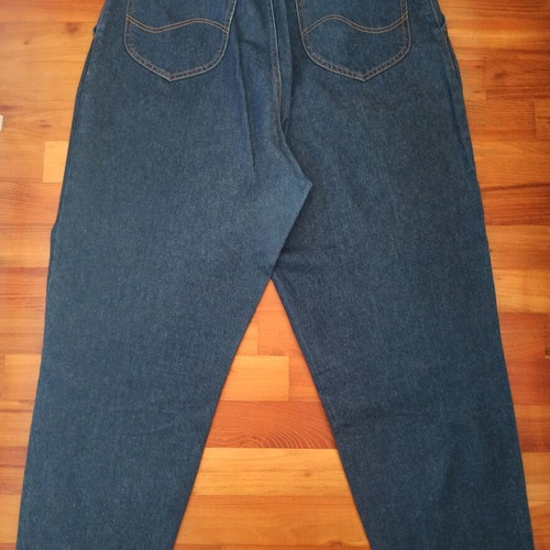 Lee Pleated Stella Taper DK Stone Bolton Jeans 32x31 like new
