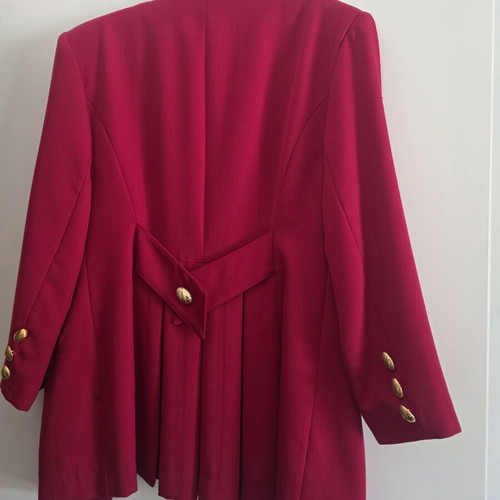 Red blazer jacket On Line Design medium size like new