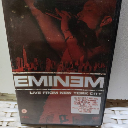 Eminem Live From New York City DVD used, hip-hop
