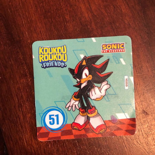 Koukouroukou Sonic Sticker Number 51 New