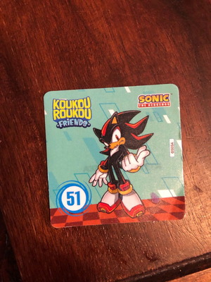 Koukouroukou Sonic Sticker Number 51 New