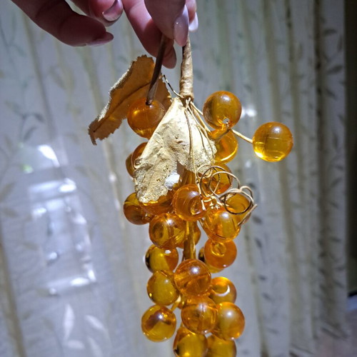 Decorative grape with beads like new