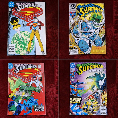 Superman Pergamos comic pack like new issues