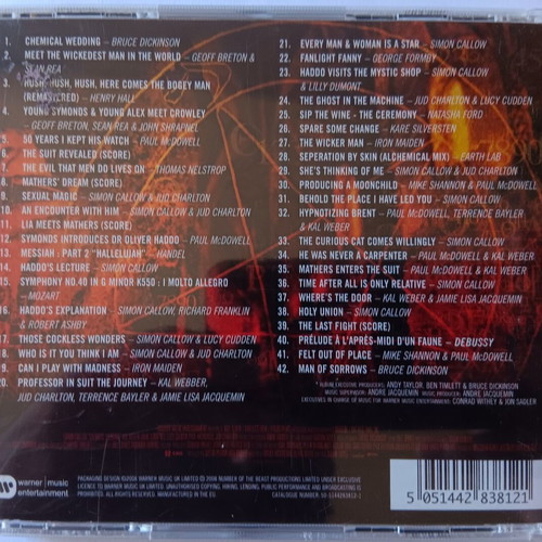 Bruce Dickinson Chemical Wedding OST CD used, metal