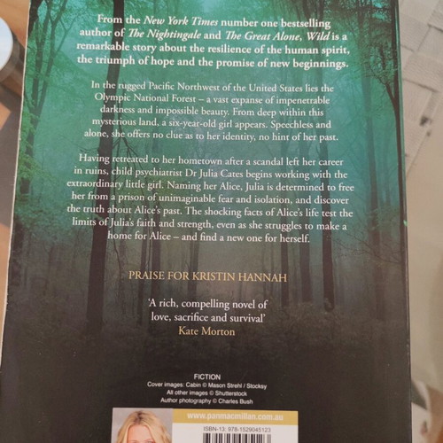 Wild της Kristin Hannah μεταχειρισμένο, αγγλική έκδοση